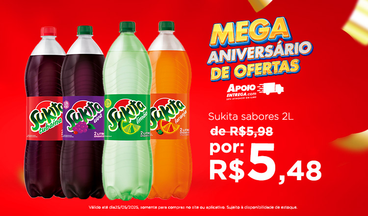 Sukita até 25/05